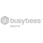 busybees benefits logo grey