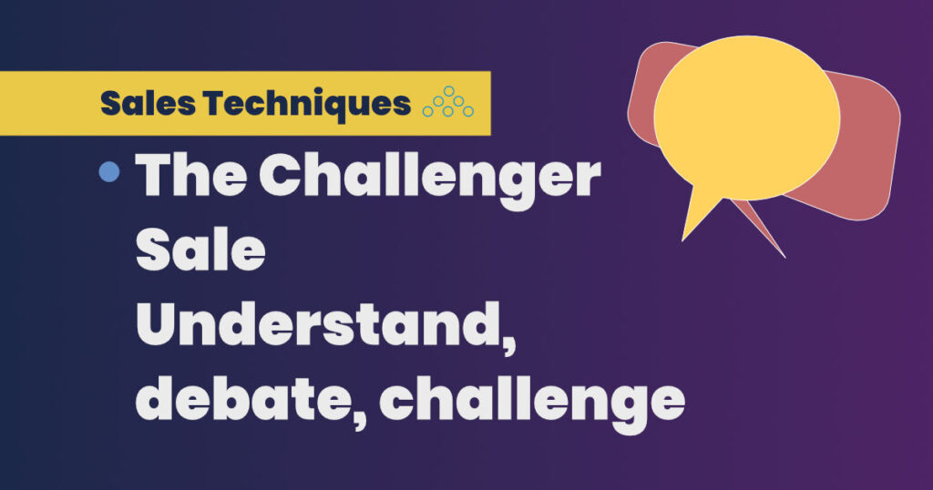 Sales Techniques Challenger Sales -blog post graphic