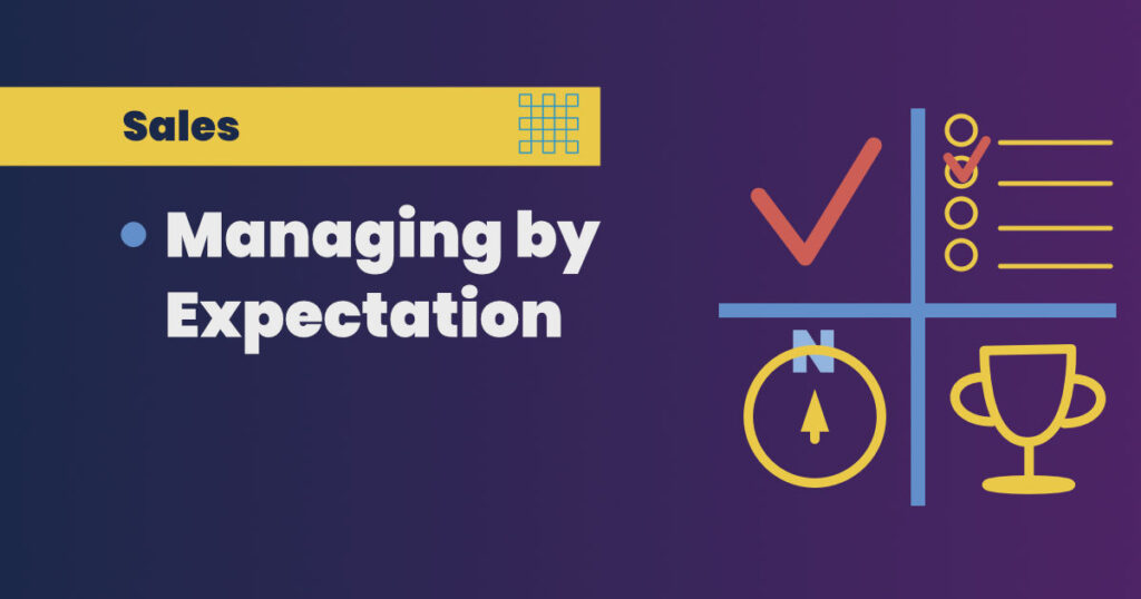 Managing by expectation - BuddyCRM blog post graphic