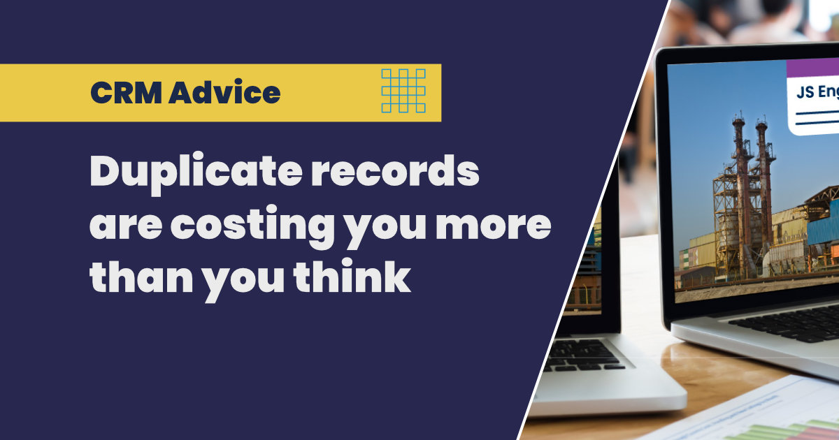 Duplicate CRM records are costing you more than you think.